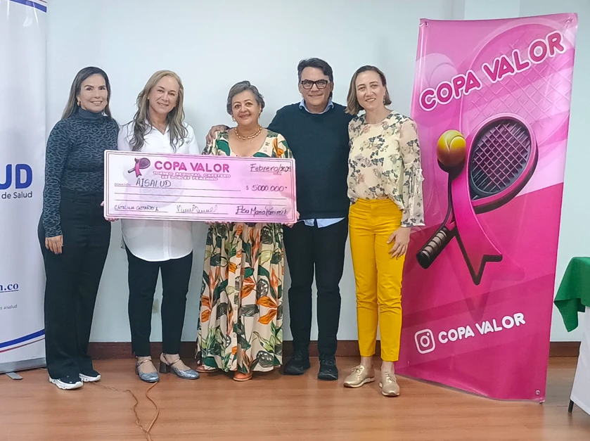 Ruta Dorada del Hospital San Jorge recibió aporte para apoyar la lucha contra el cáncer infantil