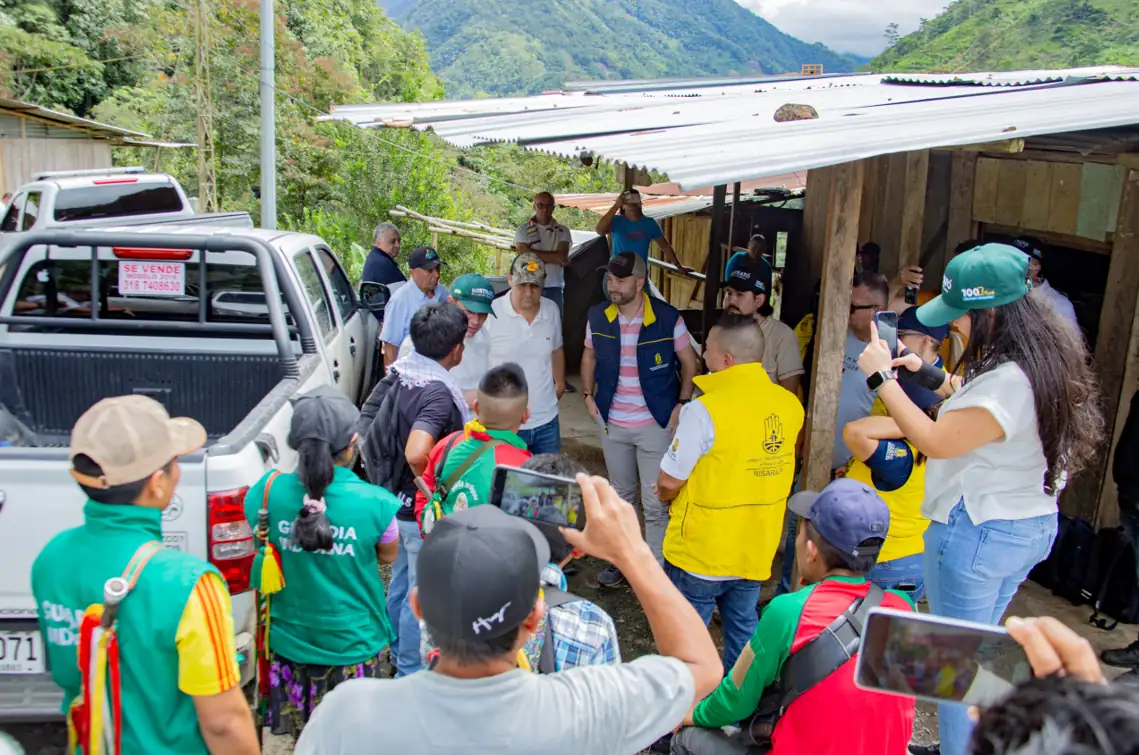 En Risaralda se reactivó la construcción de puentes peatonales para comunidad indígena de Mistrató