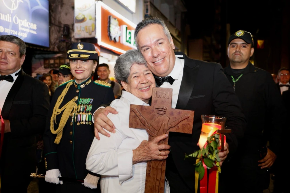 En fotos: el Viernes Santo en Pereira se conmemoró entre el fervor y la cultura