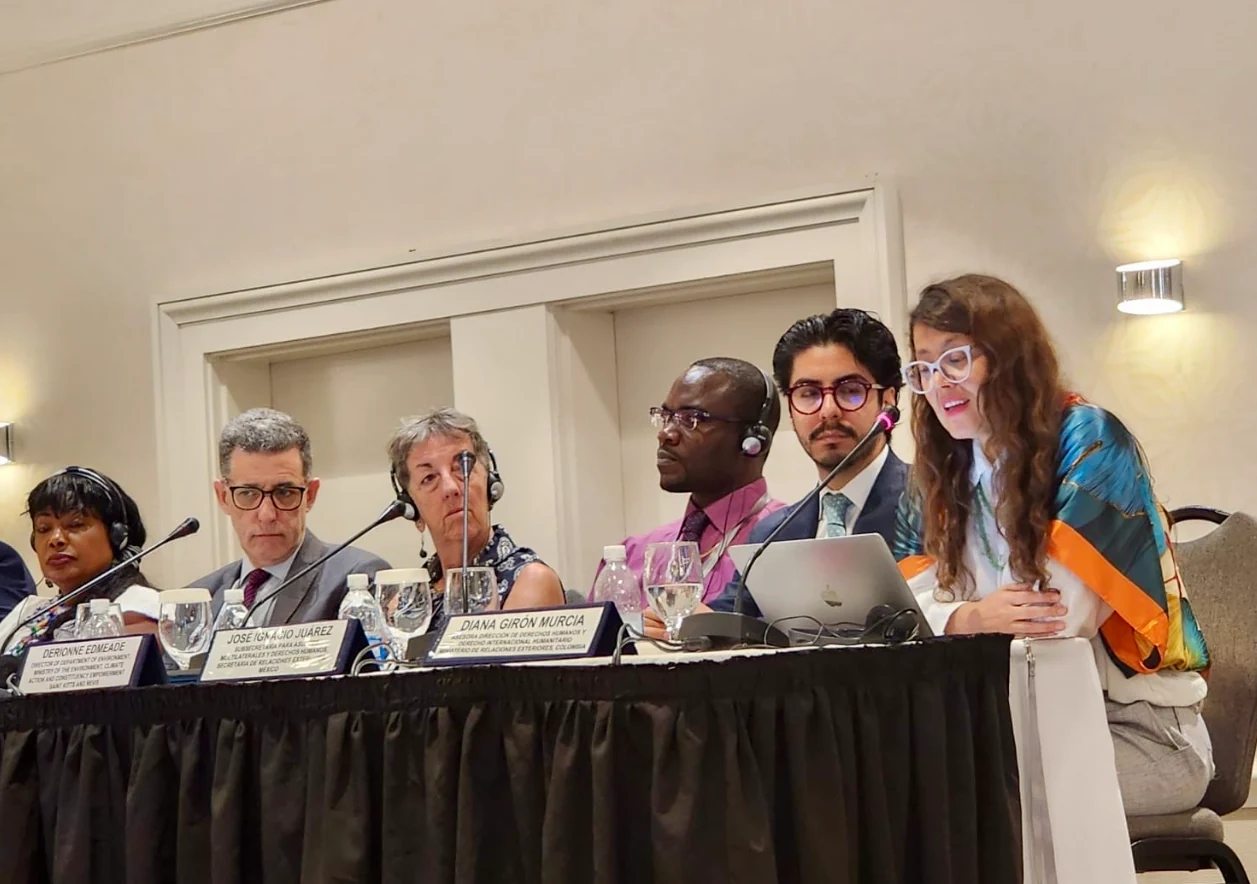 Cancillería participó en el tercer Foro sobre Defensoras y Defensores de los Derechos Humanos en Asuntos Ambientales en la ciudad de Basseterre, Saint Kitts y Nevis