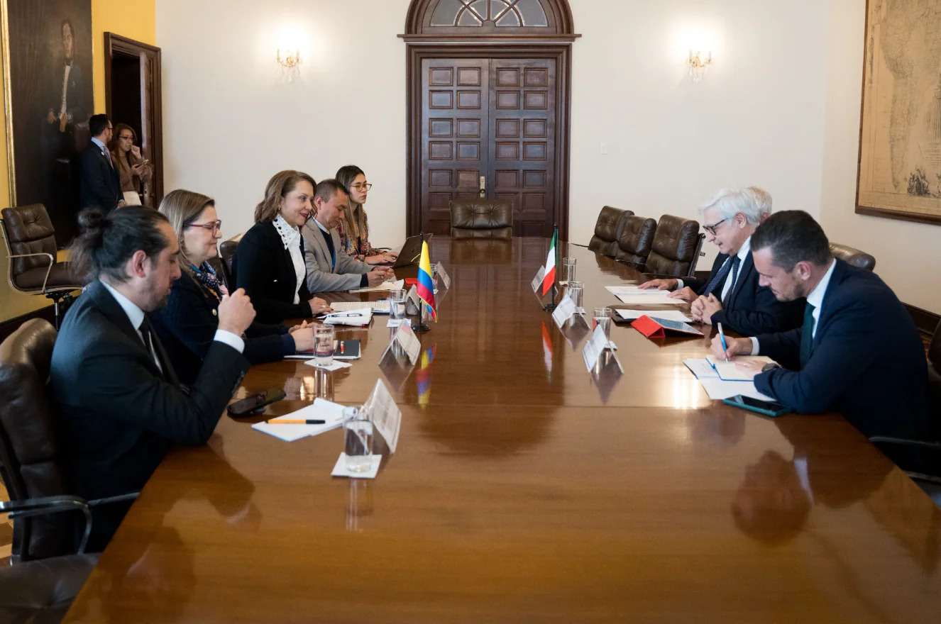 Colombia e Italia reafirman su compromiso con el multilateralismo y celebran 160 años de relaciones diplomáticas