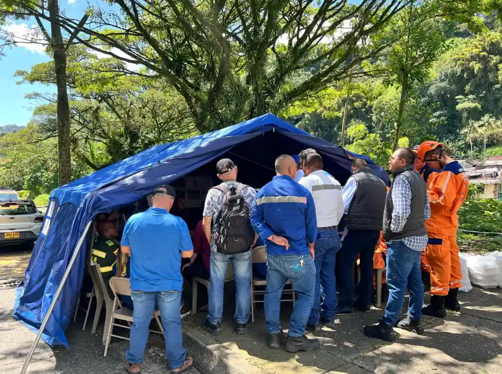 Autoridades levantan  PMU en La Esneda y refuerzan vigilancia para prevenir nuevas emergencias en Dosquebradas