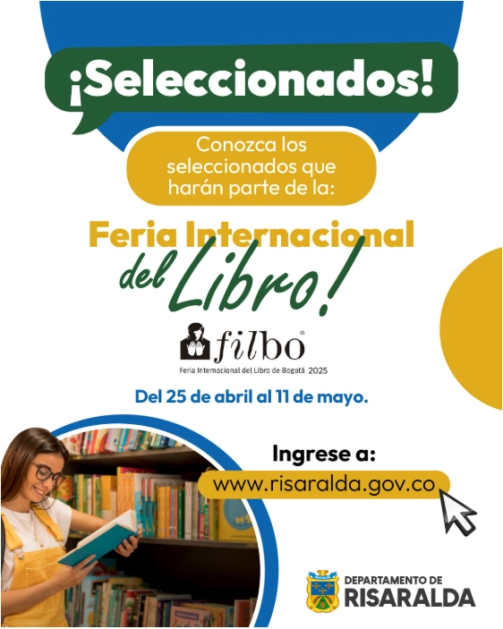 Gobernación seleccionó representantes risaraldenses para la FILBo 2025