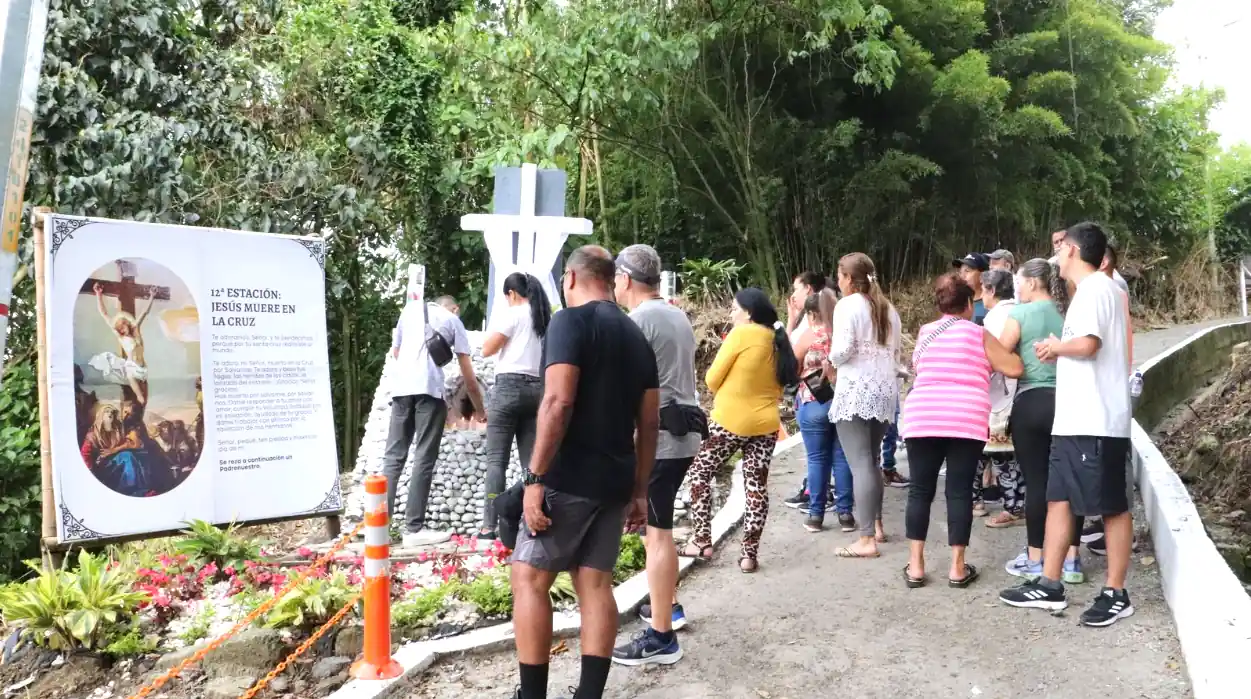 Monitoreo constante confirma la seguridad para realizar El Viacrucis en Dosquebradas