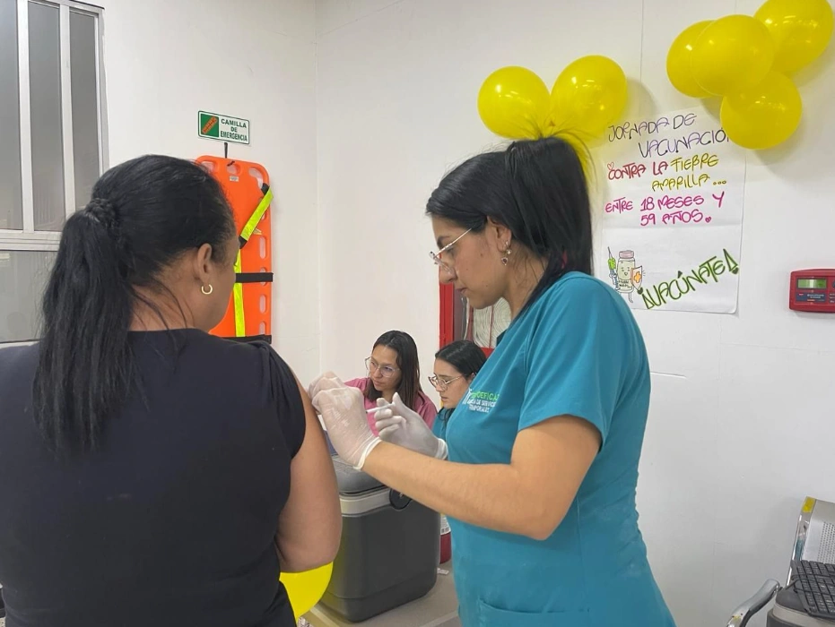 Más de mil dosquebradenses están vacunados contra la Fiebre Amarilla