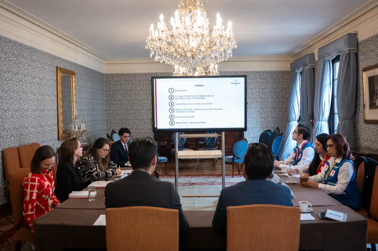 El Ministerio de Relaciones Exteriores presentó el Plan Estratégico sobre Derecho Internacional Humanitario 2025–2026