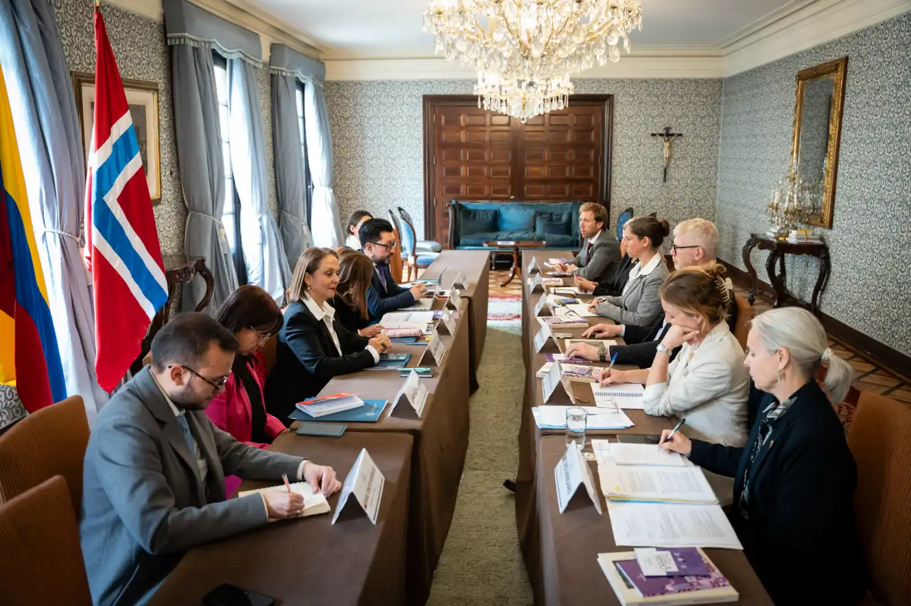 Colombia y Noruega reafirmaron el excelente estado de las relaciones bilaterales, que en el 2025 cumple 90 años