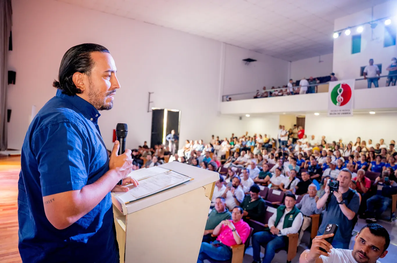 Belén de Umbría estrena su teatro restaurado por la Gobernación de Risaralda