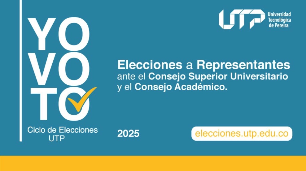 Docentes y administrativos UTP: este 21 de mayo, participen en la elección de sus representantes al Consejo Superior y Académico entre las 00:00 y las 18:00 horas