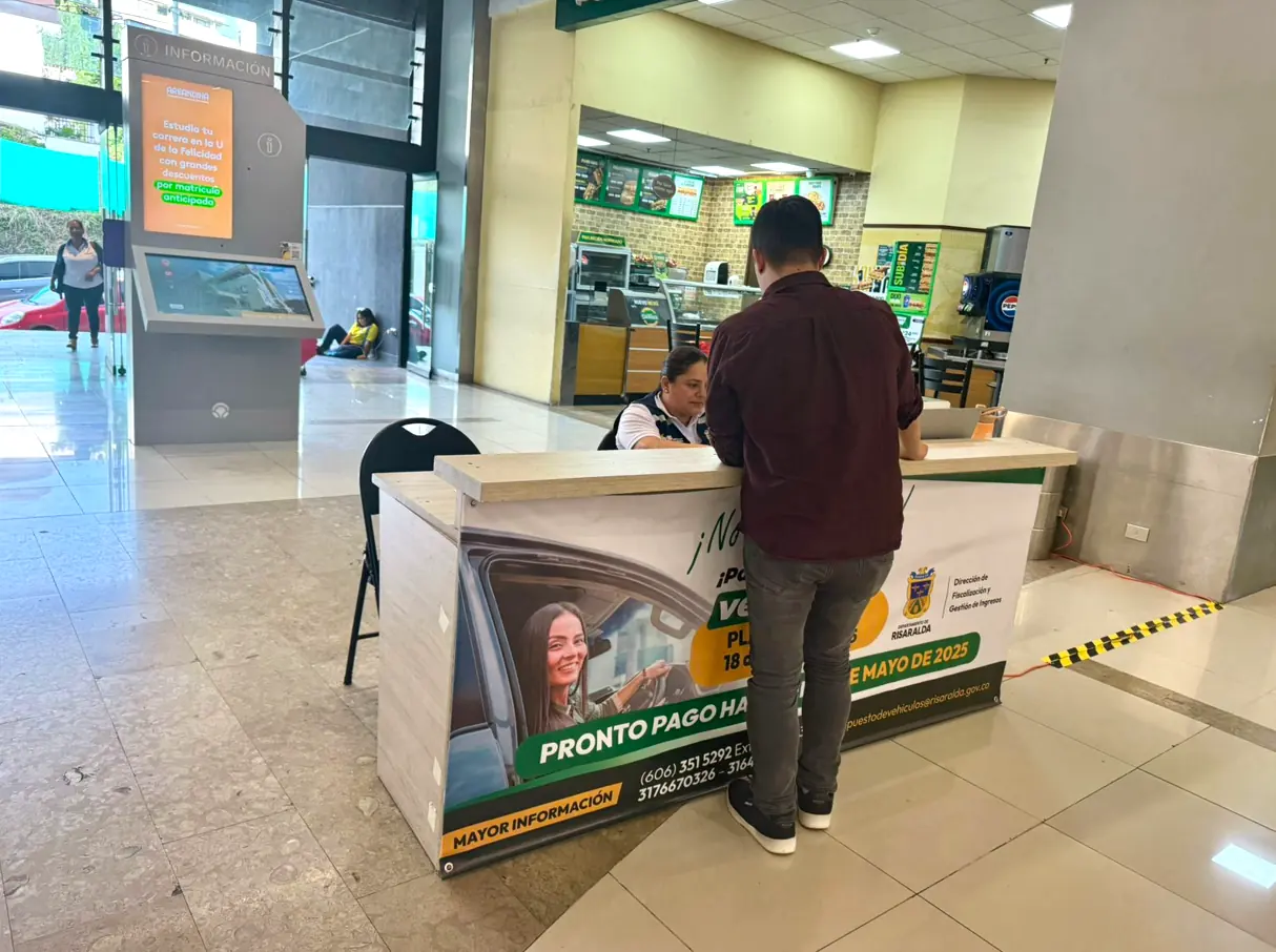 El impuesto vehicular también se podrá pagar en centros comerciales