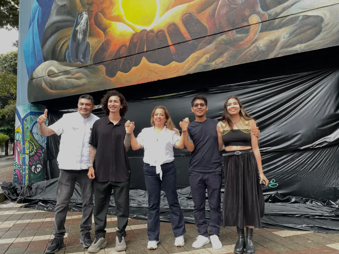 El mural pereirano “Metáfora del Equilibrio” nominado a ser uno de los mejores del mundo