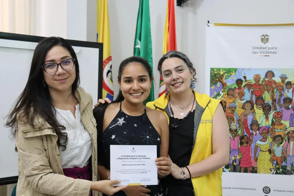 Risaralda mantiene certificación ejemplar en la implementación de la Política Pública de Víctimas del Conflicto Armado
