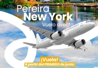Aeropuerto Internacional Matecaña reactiva el vuelo directo New York