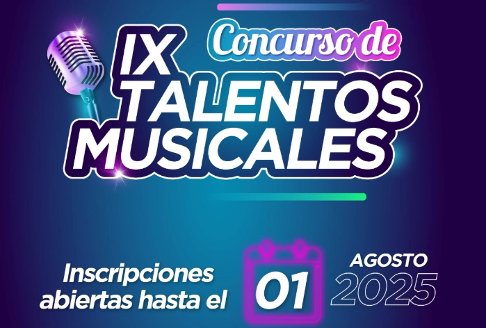 Ampliamos las fechas de inscripciones para el IX Concurso de Talentos Musicales 2025