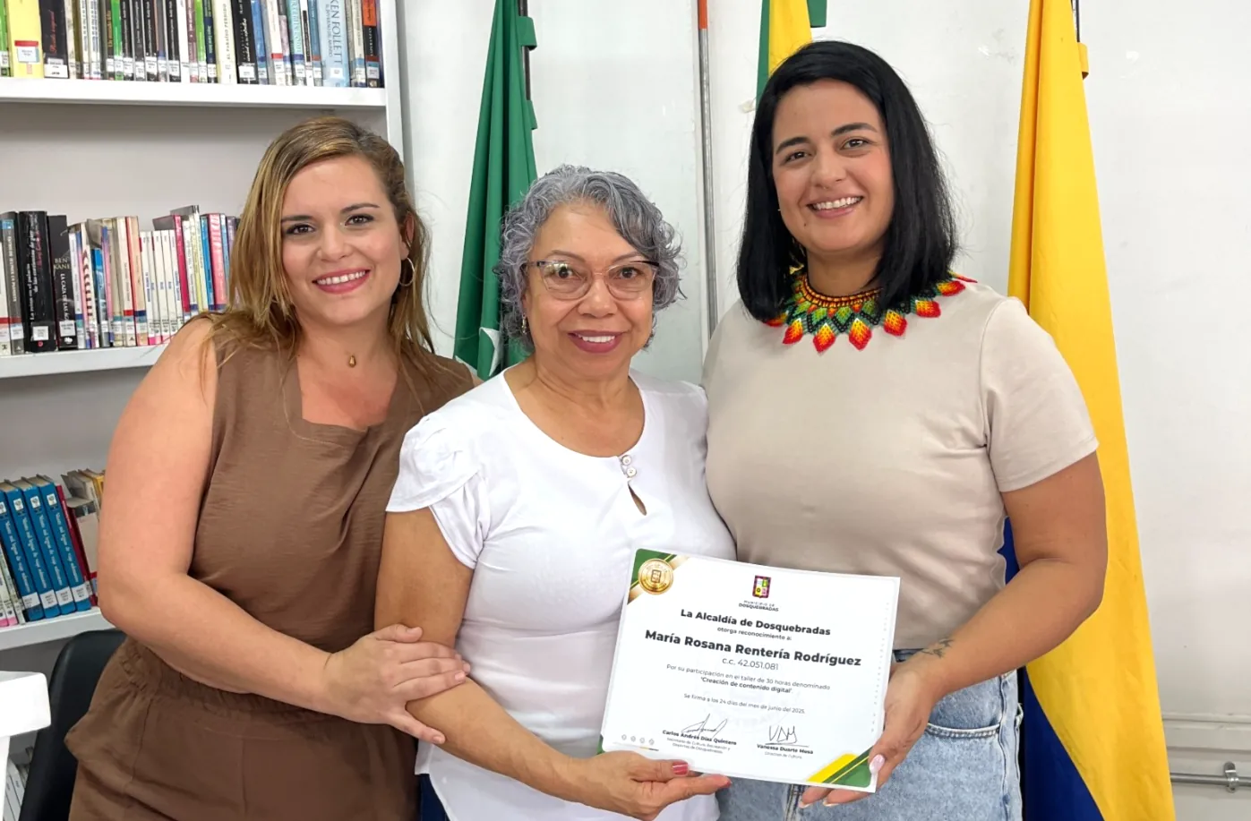 Dosquebradas graduó la primera cohorte del curso de Creación de Contenido Digital