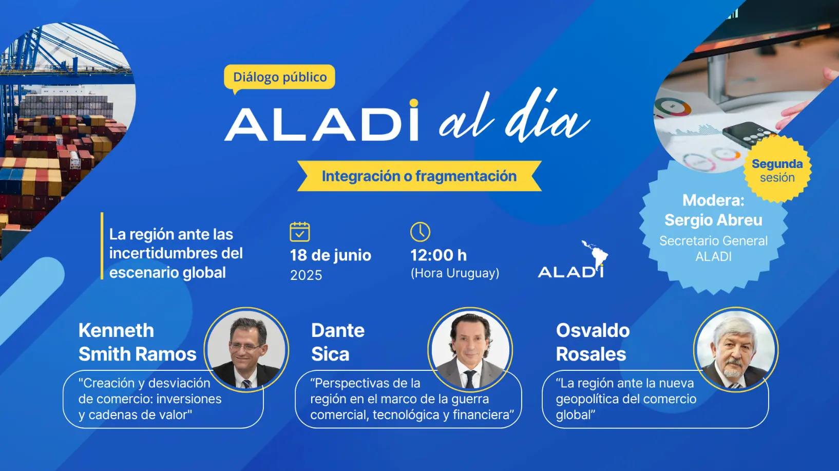 Ministerio de Relaciones Exteriores de Colombia extiende la invitación al Diálogo Público “ALADI al Día”