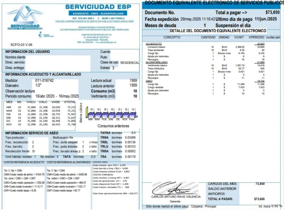 TIPS PARA ENTENDER LA FACTURA DE SERVICIOS PÚBLICOS