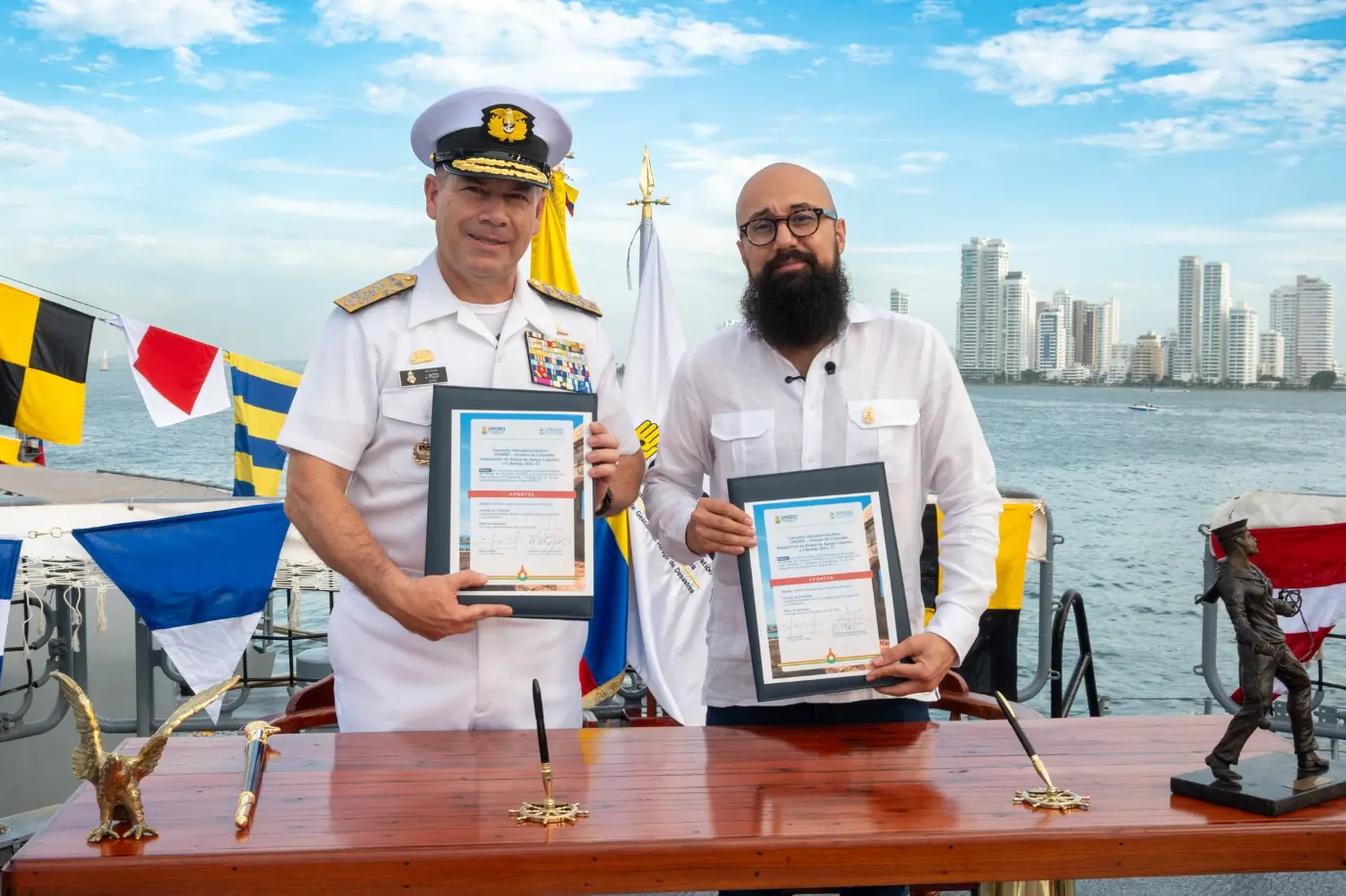 UNGRD y Armada se unen para construir buque especializado en atención de emergencias