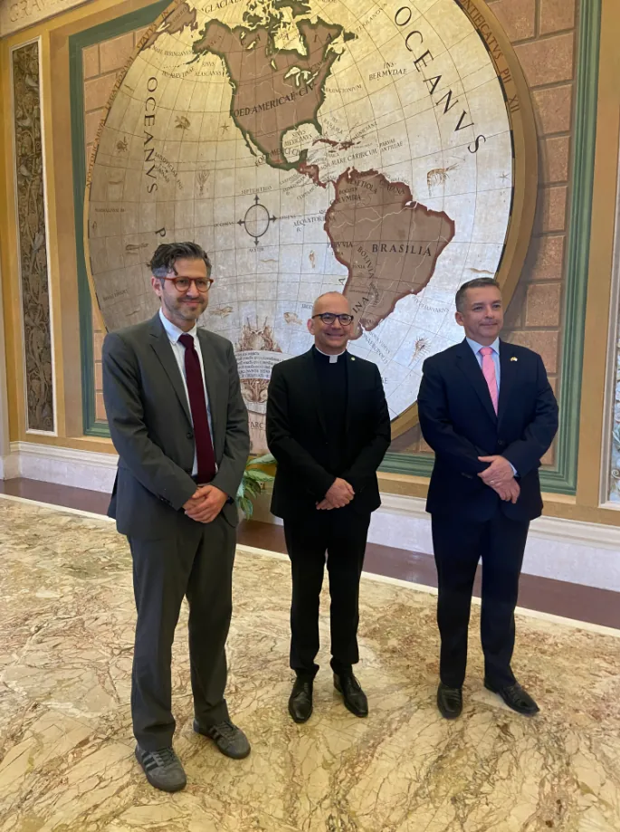 Viceministro Jaramillo se reúne con Subsecretario del Vaticano para el Sector Multilateral