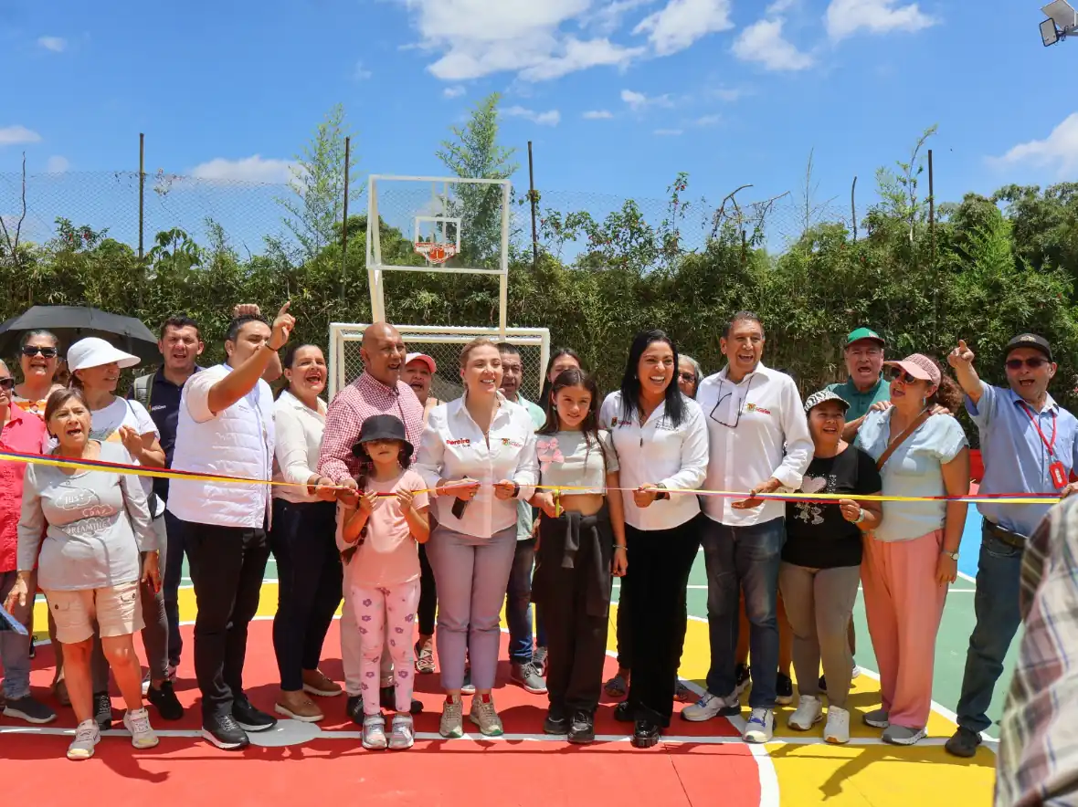 Alcaldía de Pereira entrega cubierta y escenarios deportivos en el corregimiento de Arabia
