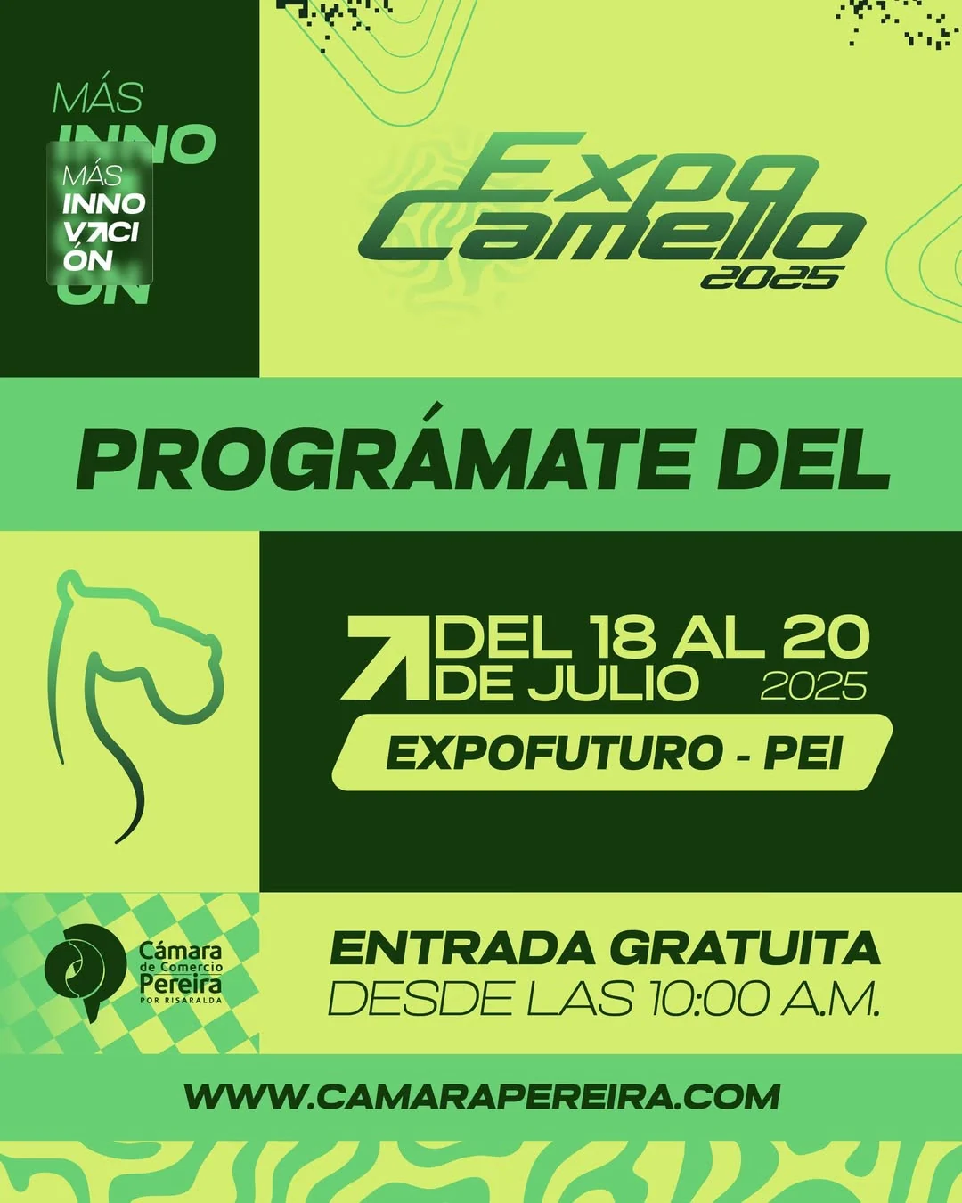 ¡Prográmate con lo mejor del emprendimiento! Expocamello 2025 te espera del 18 al 20 de julio en Expofuturo