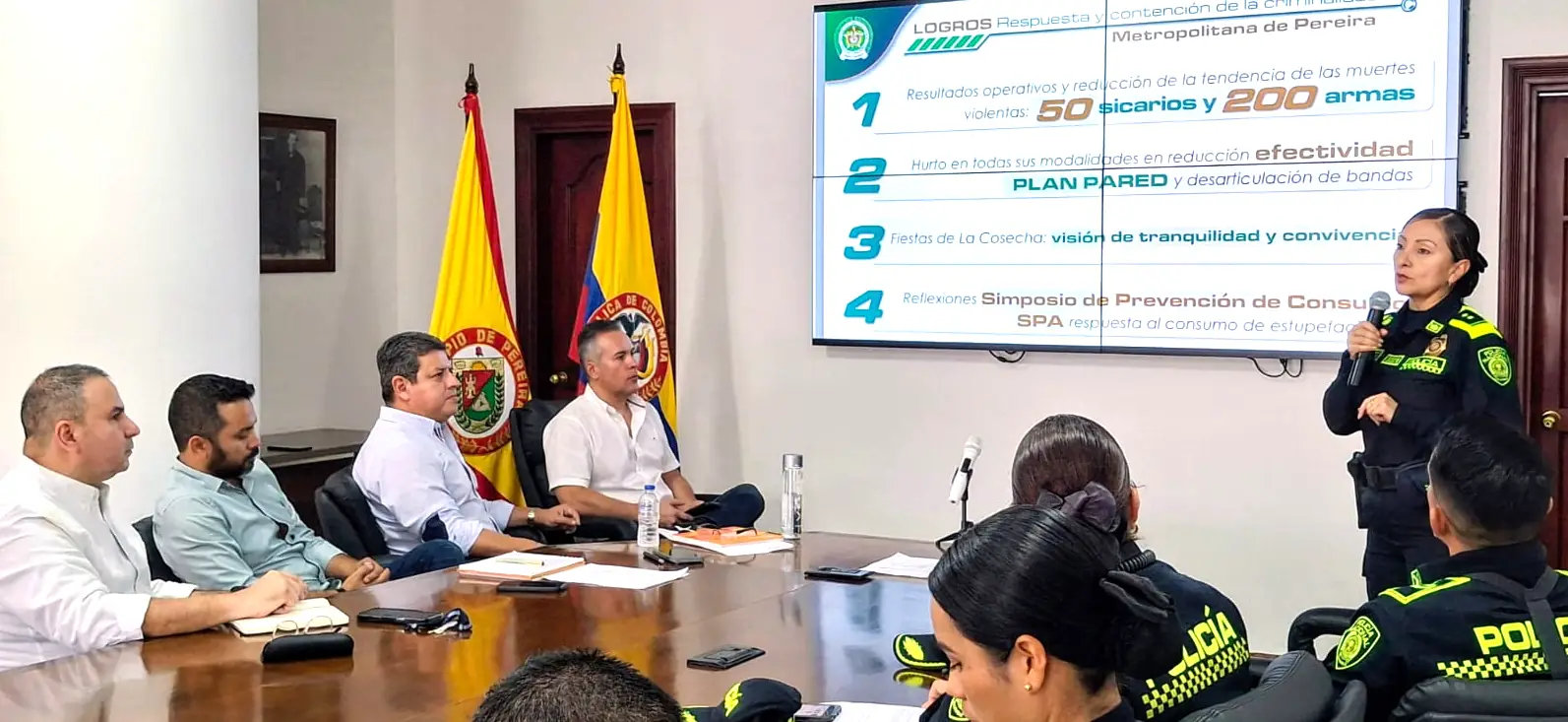 Alcalde destacó en Consejo de Seguridad los resultados logrados en lucha contra la criminalidad en 2025