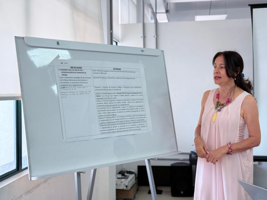 Pereira fortalece el trabajo colectivo por la paz y la reconciliación