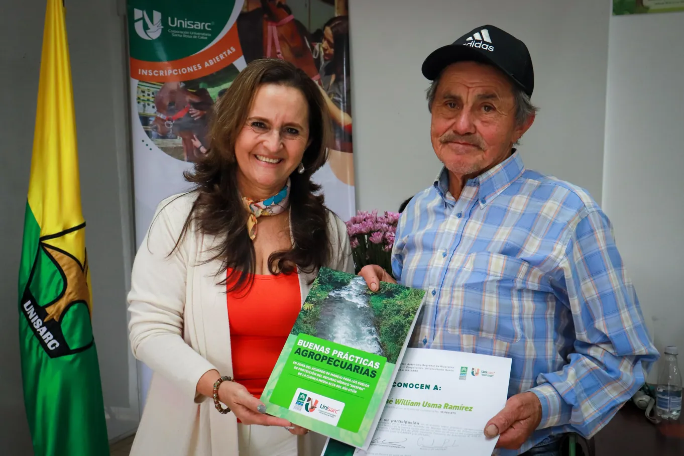 La CARDER y UNISARC reconocieron a productores por sus buenas prácticas agropecuarias en la Cuenca Media – Alta del Río Otún    