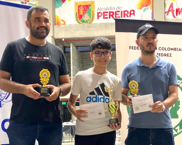 Invicto y siendo el menor ajedrecista del torneo, el risaraldense Juan José Cano se coronó campeón nacional
