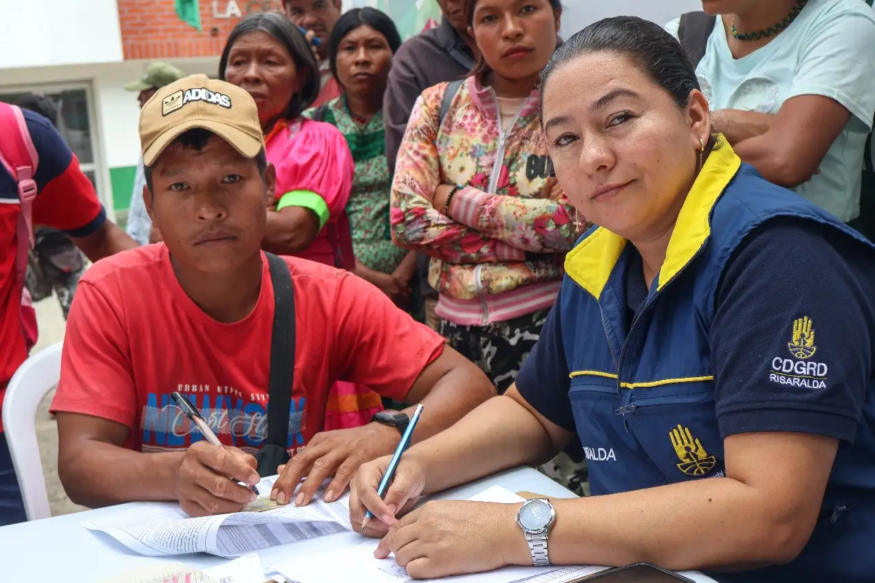 Gobernación de Risaralda entregó ayuda humanitaria a comunidad indígena de Karedua