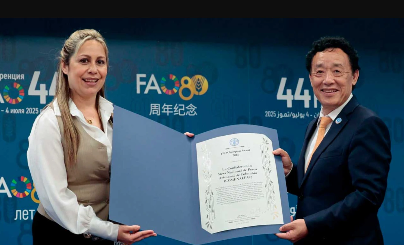 Pesca artesanal recibe el máximo galardón de la FAO a seguridad alimentaria