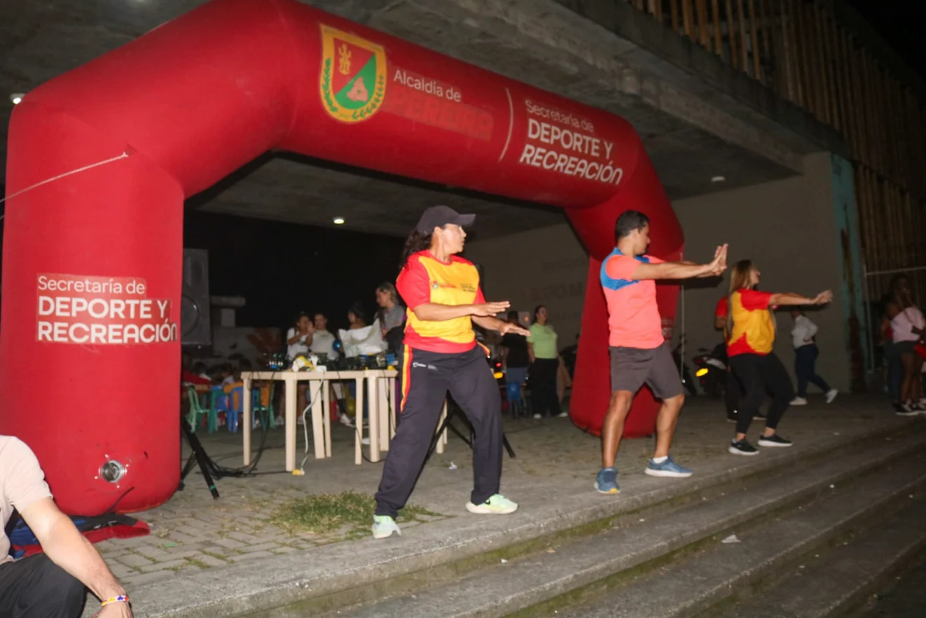 Samaria vibró con la energía de la Vía Activa Nocturna