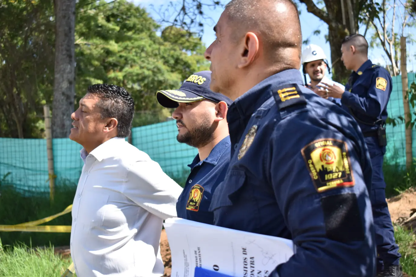 El Cuerpo Oficial de Bomberos Pereira realizó visita e inspección a las obras del Centro Hospitalario Tatamá