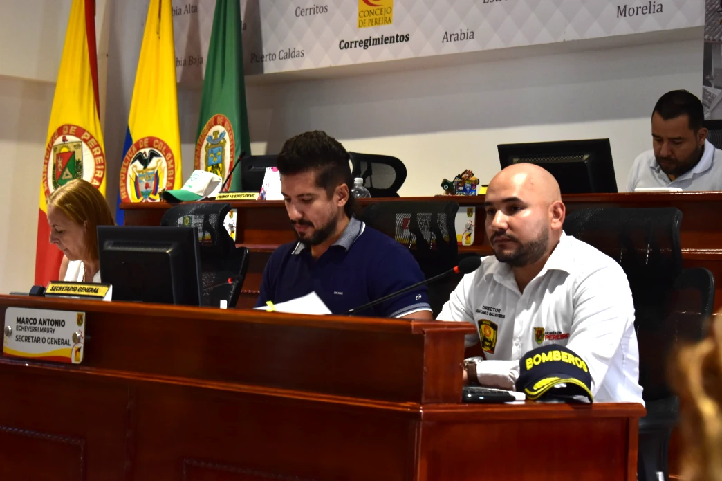 Bomberos Pereira presentó ante el Concejo Municipal su informe semestral 2025