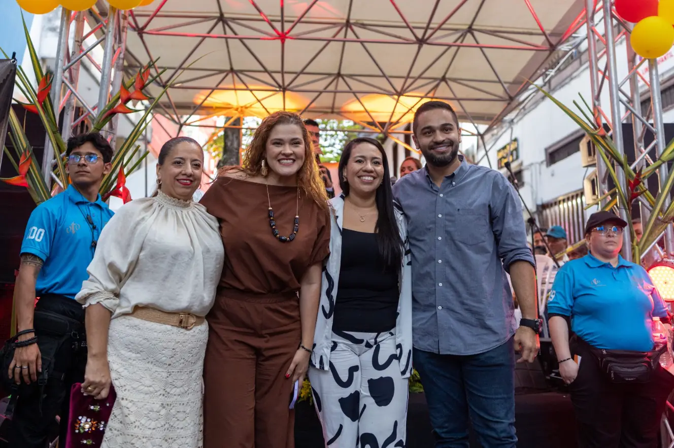 La peatonal de la calle 22 entre 7 y 8, se convirtió en el epicentro del tango en Pereira