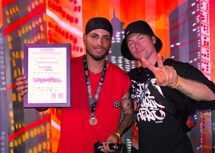 El risaraldense Santiago Henao subió al podio del Campeonato Mundial de Skate, en Rusia