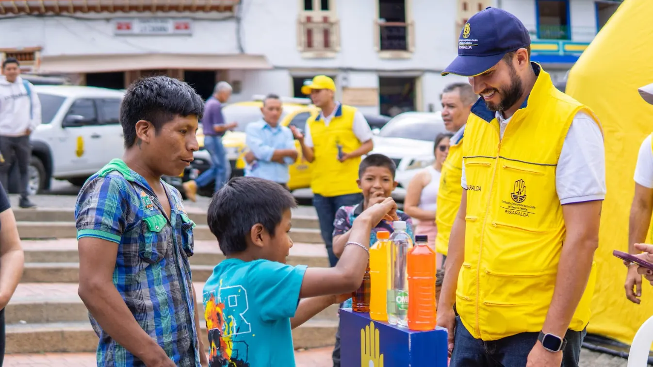 Habitantes del municipio de Apía aprendieron a actuar ante una emergencia, a través de la lúdica