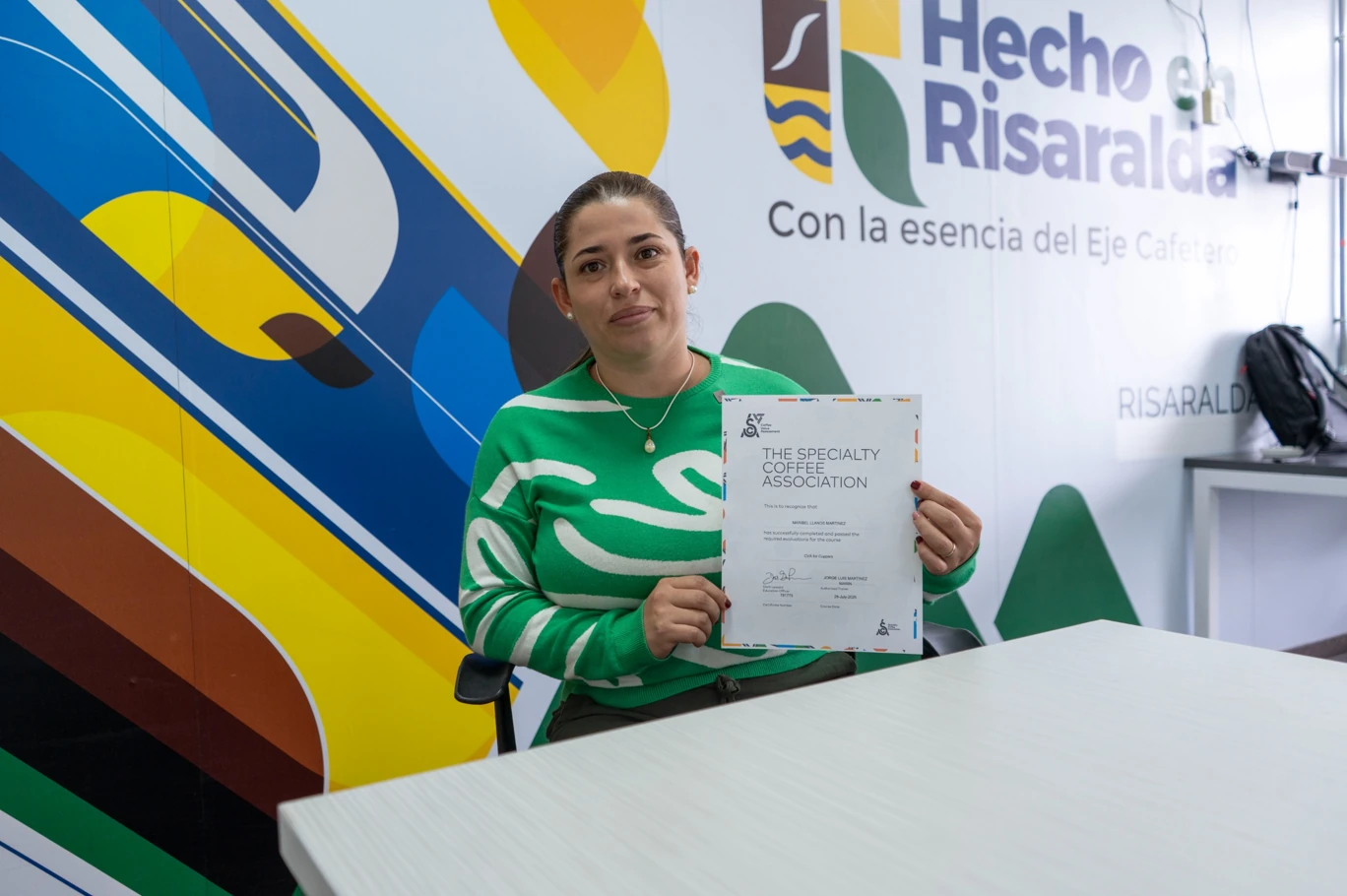 18 catadores marcan un hito en la caficultura regional con la certificación en el nuevo sistema internacional de Catación CVA