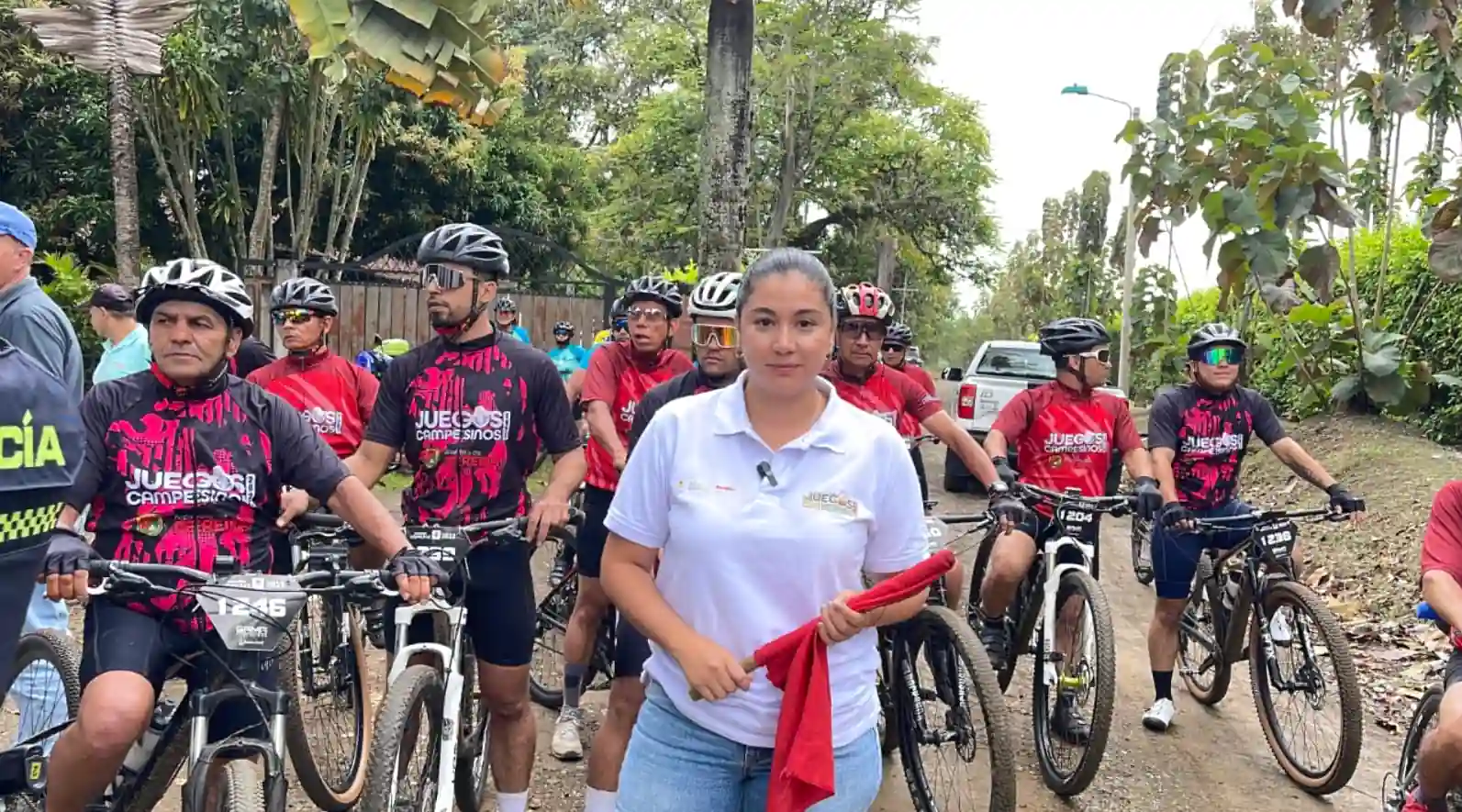 Con éxito se llevó a cabo la primera valida de ciclismo de los Juegos Campesinos 2025, con un recorrido de 36 kilómetros en zona rural