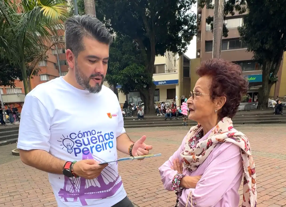 Alcaldía de Pereira socializó en la Plaza de Bolívar el Proyecto de Prospectiva 2054