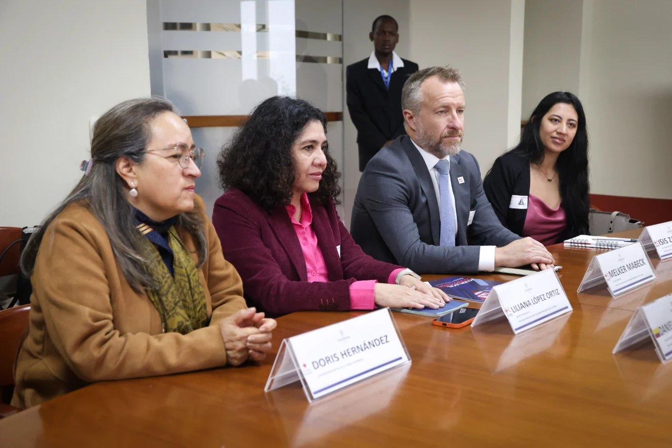 Colombia recibe a la nueva jefatura de la federación internacional de sociedades de la Cruz Roja y de la Media Luna Roja en Colombia, Melker Mabeck