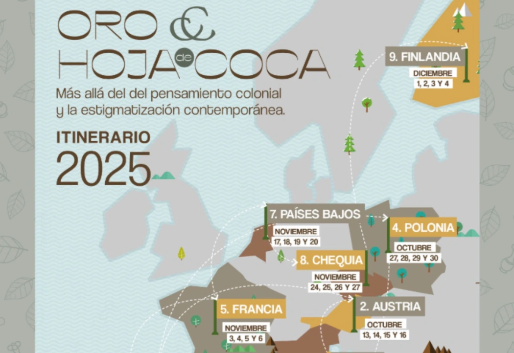 Oro & Hoja de Coca: arte y memoria ancestral colombiana recorrerá nueve países de Europa