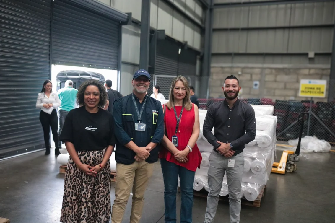 Gobernación gestionó ante la DIAN la donación de tela para las emprendedoras risaraldenses