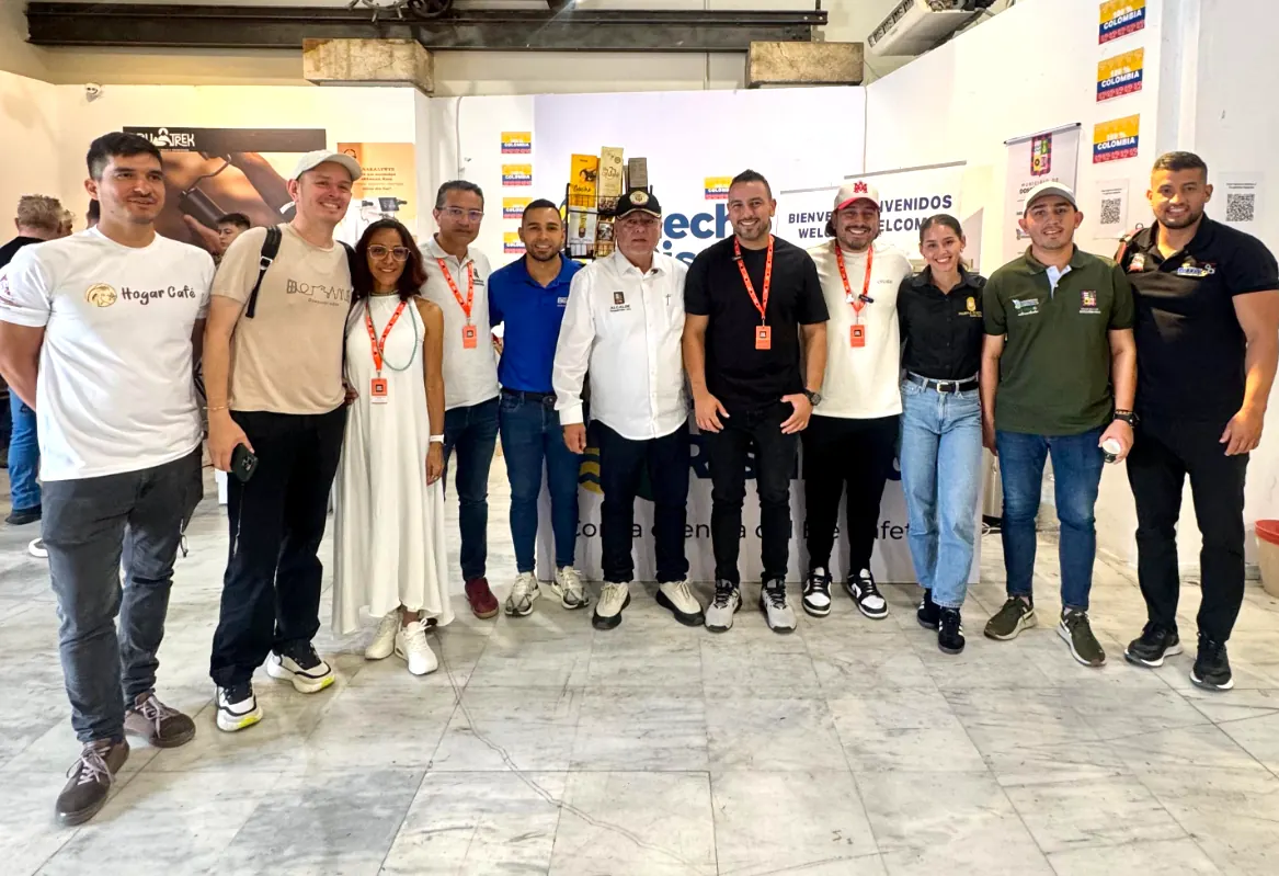 Hecho en Risaralda brilló en el Athens Coffee Festival de Atenas, Grecia