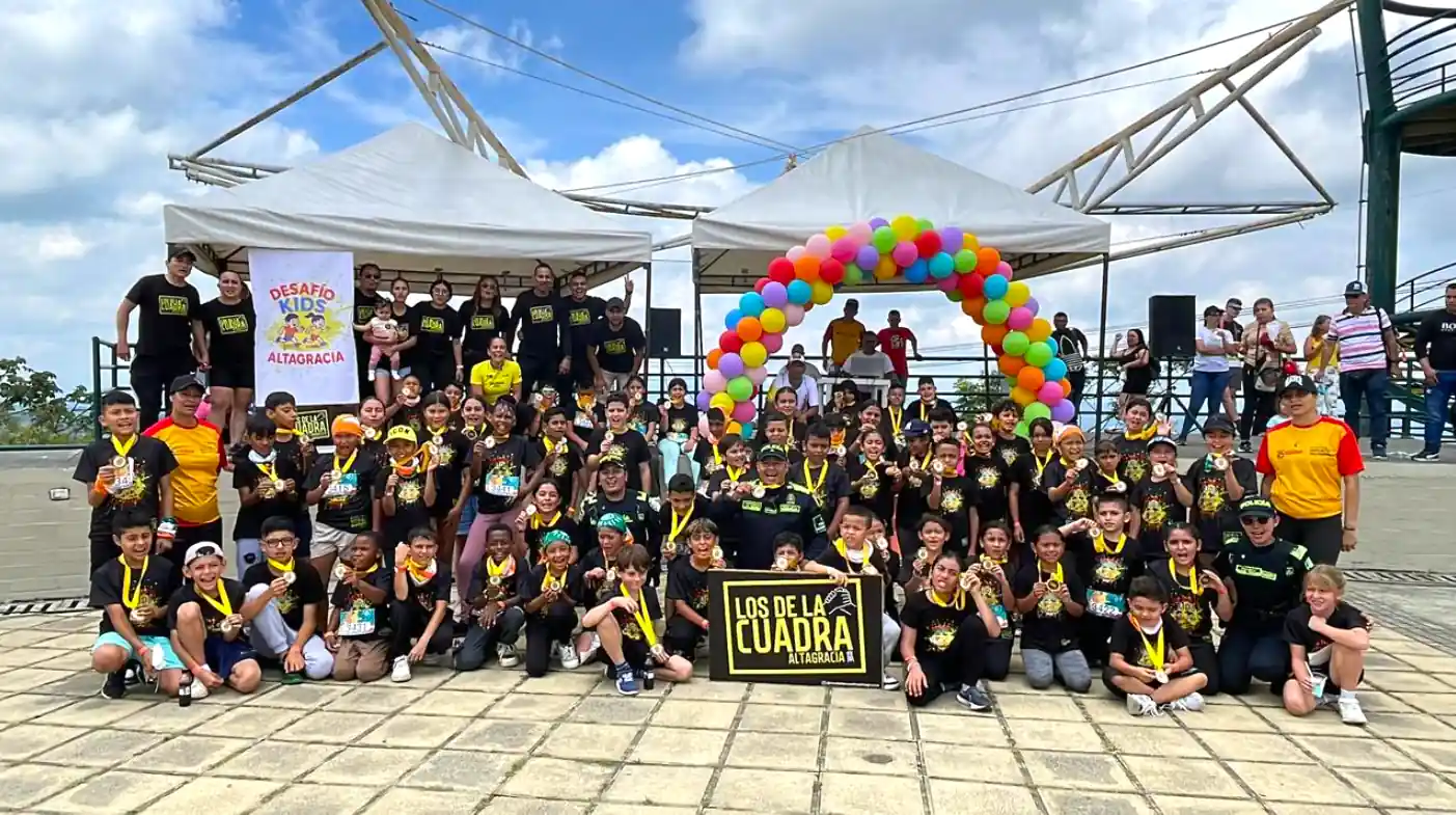 Desafío Kids reunió a más de 75 niños en una jornada deportiva y comunitaria