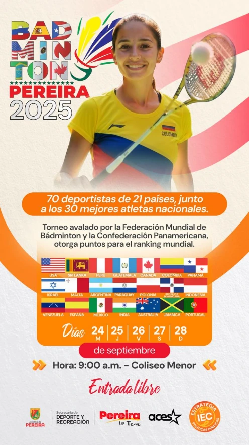 BÁDMINTON Pereira 2025