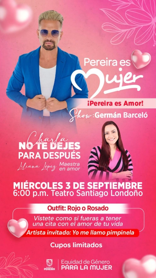 ¡PEREIRA ES MUJER SE VISTE DE AMOR! 