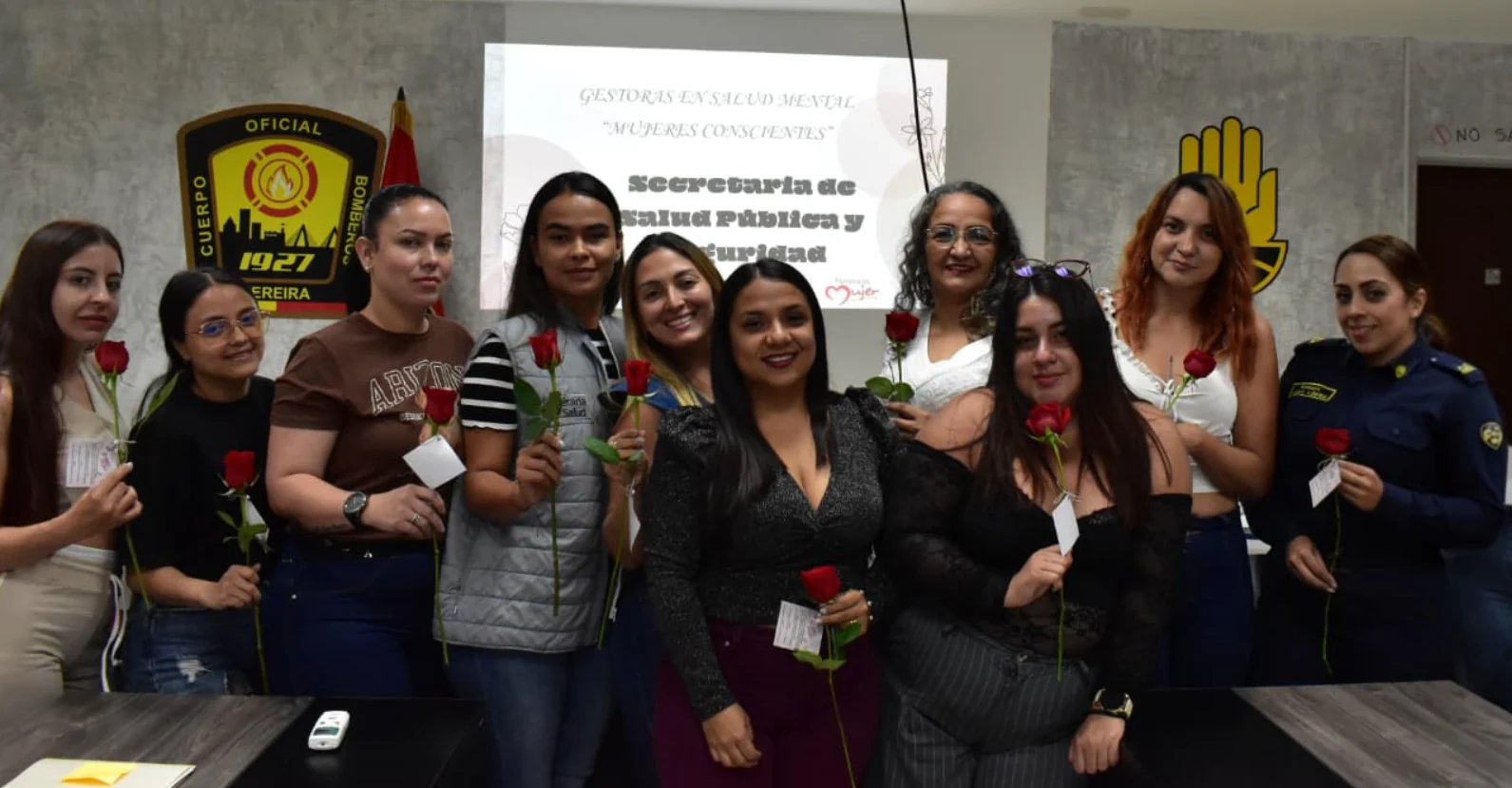 «Mujer Consciente», llegó al Cuerpo Oficial de Bomberos Pereira