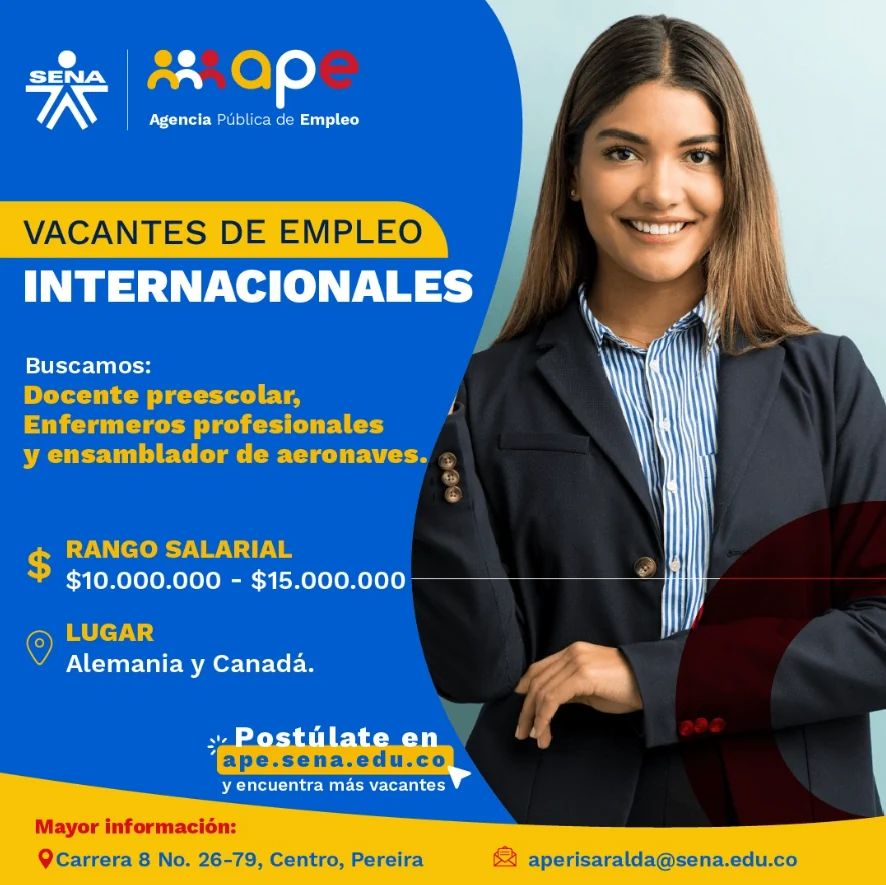 ¿Quieres trabajar en el exterior? ¡El SENA te ayuda a conseguirlo!