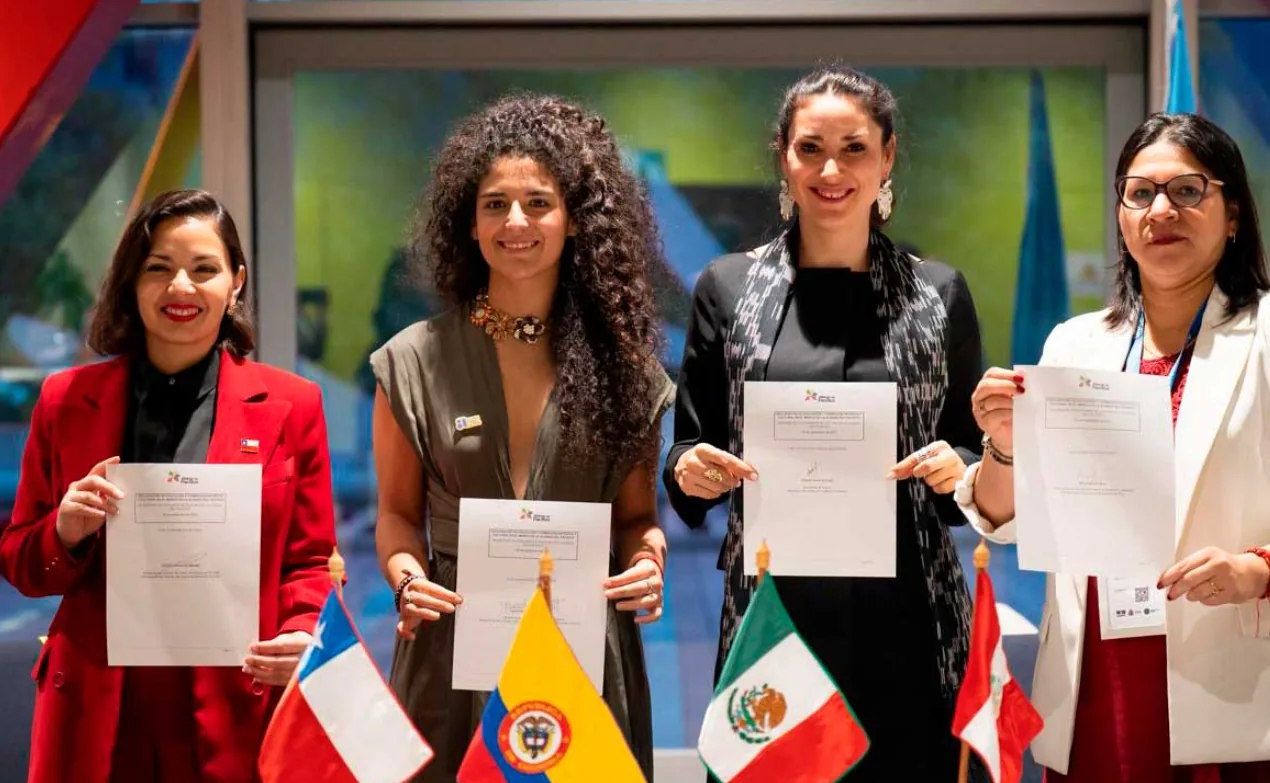 MONDIACULT 2025: Chile, Colombia, México y Perú firman declaratoria por la educación artística y cultural